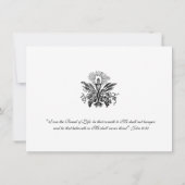 Katholisches Foto der ersten kommunistischen Schri Einladung (Rückseite)