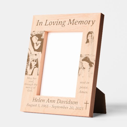 katholisches Foto Geätzte Rahmen (Links)