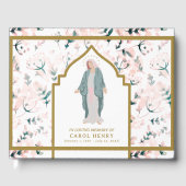 Katholisches Gästebuch zur Beerdigung des Gedächtn (Vorderseite)