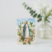 Katholisches Gebet für abgegebene Soule Jungfrau M Platzkarte (Stehend Vorderseite)