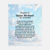 Katholisches Gebet für Schutz und Mut Fleecedecke (Vorderseite)