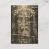Katholisches Gebet Heiliger Antlitz Jesu Shroud Tu Platzkarte (Vorderseite)