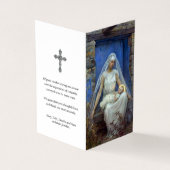 Katholisches Gebet kardiert | Alma Mater Visitenkarten (Vorderseite)