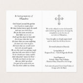 Katholisches Gebet kardiert | heiliges Herz Jesus Visitenkarten (Innenseite Aufgefaltet)