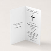 Katholisches Gebet kardiert | Jesus 1 Visitenkarten (Innenseite)