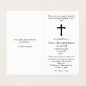 Katholisches Gebet kardiert | Jesus 1 Visitenkarten (Innenseite Aufgefaltet)