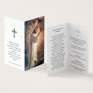 Katholisches Gebet kardiert Jesus klopfendes 1