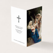 Katholisches Gebet kardiert | Mary Lied von Engeln Visitenkarten (Vorderseite)