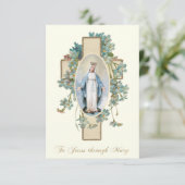 Katholisches Gebet zu Jesus durch Maria (Stehend Vorderseite)