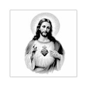 Katholisches Heiliges Herz Jesu Traditionelle Gummistempel (Prägung)