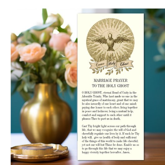 Katholisches Heiratsgebet zum Heiligen Geist