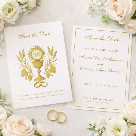 Katholisches Hochzeit Elegant Termin speichern Save The Date
