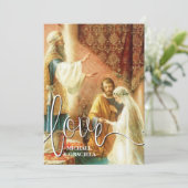 katholisches Hochzeitsgebet | Liebe Skriptüberlage (Stehend Vorderseite)