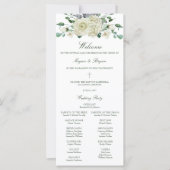 Katholisches Hochzeitsprogramm mit Messe von Megan (Vorderseite)