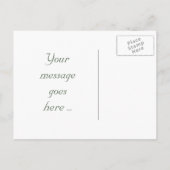 Katholisches Hochzeitsstipendium Save the Date Vor Ankündigungspostkarte (Rückseite)