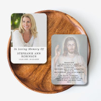 Katholisches Jesus-Gnadenbild-Gebetskarte für die