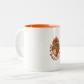 Katholisches Kaffeetasse Sacred Heart (Vorderseite Links)