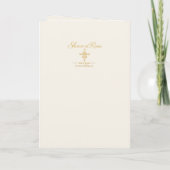 Katholisches Kind Jesus Gesegnete Mutter Floral Dankeskarte (Rückseite)
