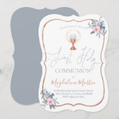 Katholisches Mädchen der ersten Kommune Einladung (Vorne/Hinten)