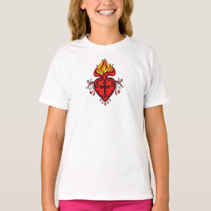 Katholisches Mädchen Sacred Heart of Jesus T-Shirt