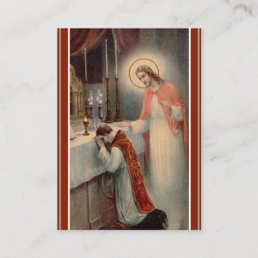 Katholisches Massen-anbietengebet heilige Karten (Vorderseite)