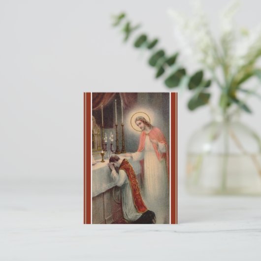 Katholisches Massen-anbietengebet heilige Karten (Stehend Vorderseite)