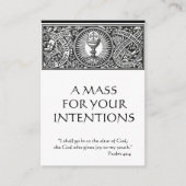 Katholisches Massen-anbietengebet heilige Karten (Vorderseite)