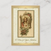 Katholisches Massen-anbietengebet heilige Karten (Vorderseite)