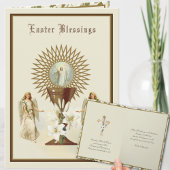 Katholisches Ostergebet Auferstehung Priester Jesu Feiertagskarte