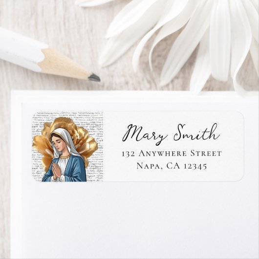 Katholisches personalisierbares Mutter-Maria-Desig (Insitu)