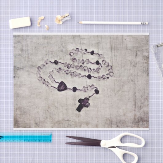 Katholisches Rosenbeet Seidenpapier (Handwerk)