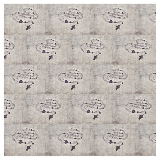 Katholisches Rosenbeet Stoff (Nahaufnahme)