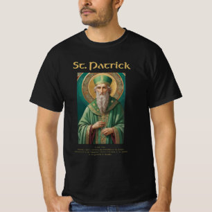 Katholisches Saint Patrick Icon T-Shirt