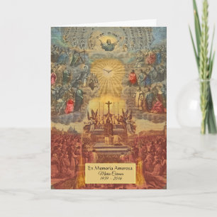 Katholisches Spanisch Vielen Dank Beileid Religiös Karte