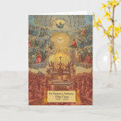 Katholisches Spanisch Vielen Dank Beileid Religiös Karte (Gelbe Blume)