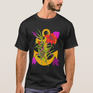 Katholisches St Philomena Anker Bild Lilie Pfeil T-Shirt