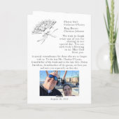 katholisches Viktorianisches Fan-Hochzeitsprogramm Programm (Rückseite)