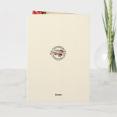 Katholisches Weihnachtsgebäck - Beileid Condolence Karte (Rückseite)