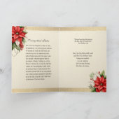 Katholisches Weihnachtsgebäck - Beileid Condolence Karte (Innenseite)