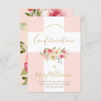 Katholisches Weißkreuz und Blume Bestätigung