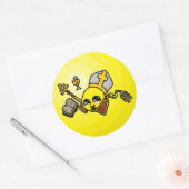 Katholizballkleber Runder Aufkleber (Umschlag)