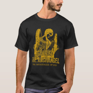 Katholizismus Gold Gabriel Der Erzengel Christlich T-Shirt