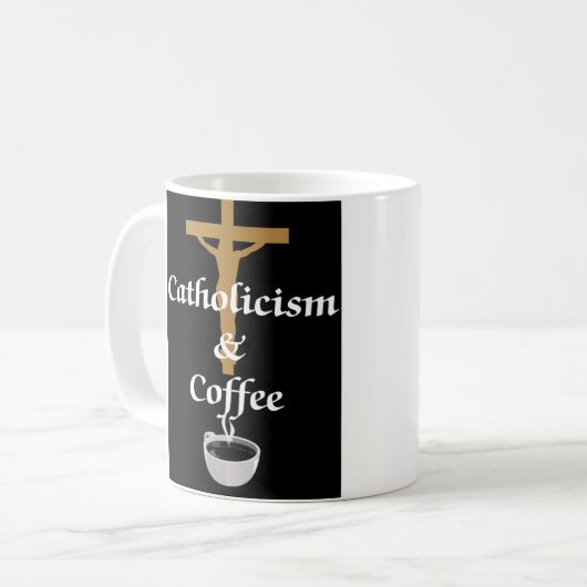 Katholizismus und Kaffee Kaffeetasse (Vorderseite Links)