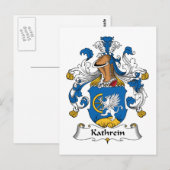 Kathrein Familienwappen Postkarte (Vorne/Hinten)