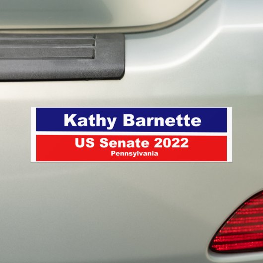 Kathy Barnette US Senat Pennsylvania 2022 Autoaufkleber (Auf Auto)