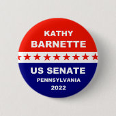 Kathy Barnette US Senat Pennsylvania 2022 Button (Vorderseite)