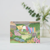 Kathy's Wäsche auf Monhegan ist ich Postkarte (Stehend Vorderseite)