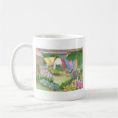 Kathy's Wäscherei auf Monhegan ist Maine-Tasse Kaffeetasse (Links)