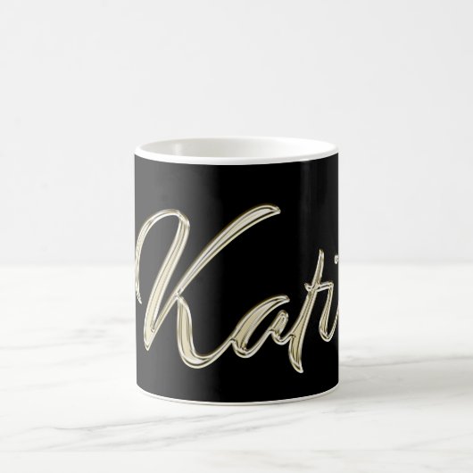 Kati white gold Handwriting Tasse Kaffeetasse (Mittel)