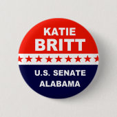 Katie Britt US Senat Alabama Button (Vorderseite)